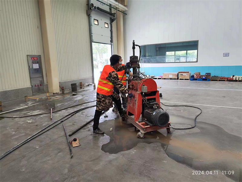 浑源厂房地面下沉塌陷注浆加固施工